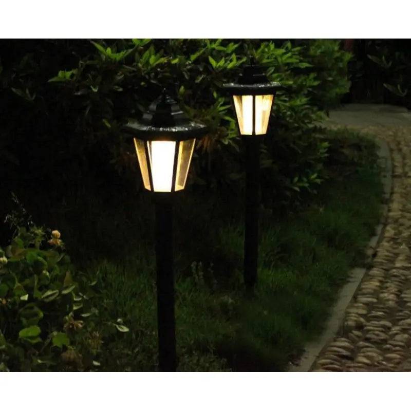 LED Solar Garden Lantern - Classic Outdoor Lamp for Patio and Garden Lighting