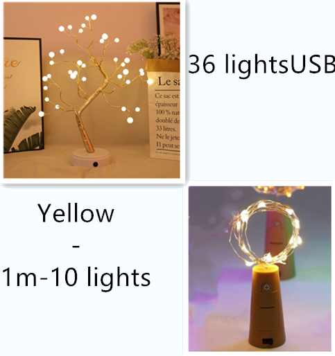LED Bottle Lights – Decorative Wire Fairy Lights for Creative DIY Projects and Lighting