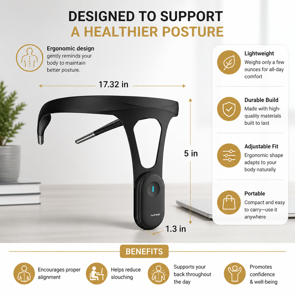 Ergonomic Posture Corrector – Back Support Device for Improving Healthy Posture in Daily Life