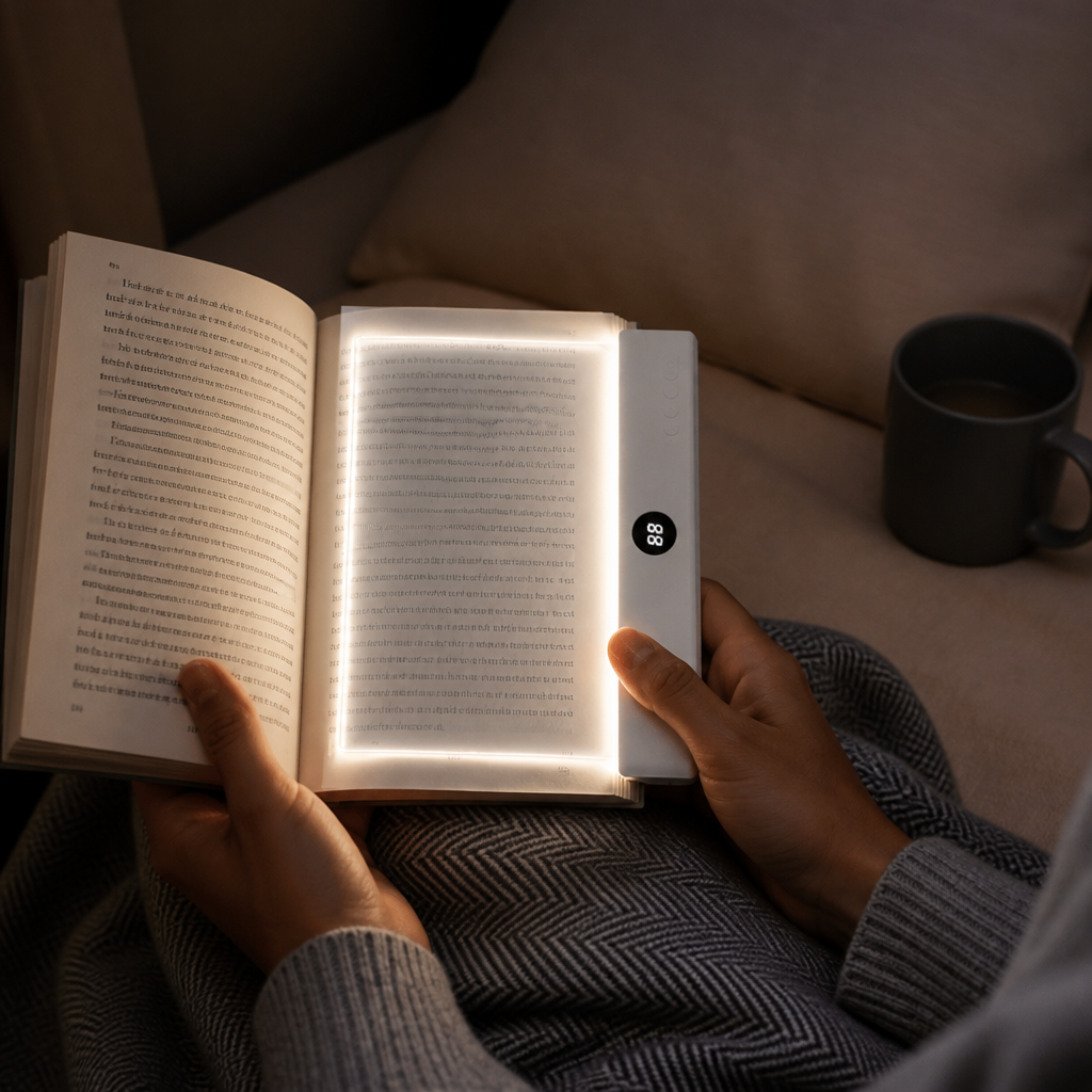 Rechargeable LED Reading Lamp β Portable Book and Night Light for Relaxing and Stress-Free Moments