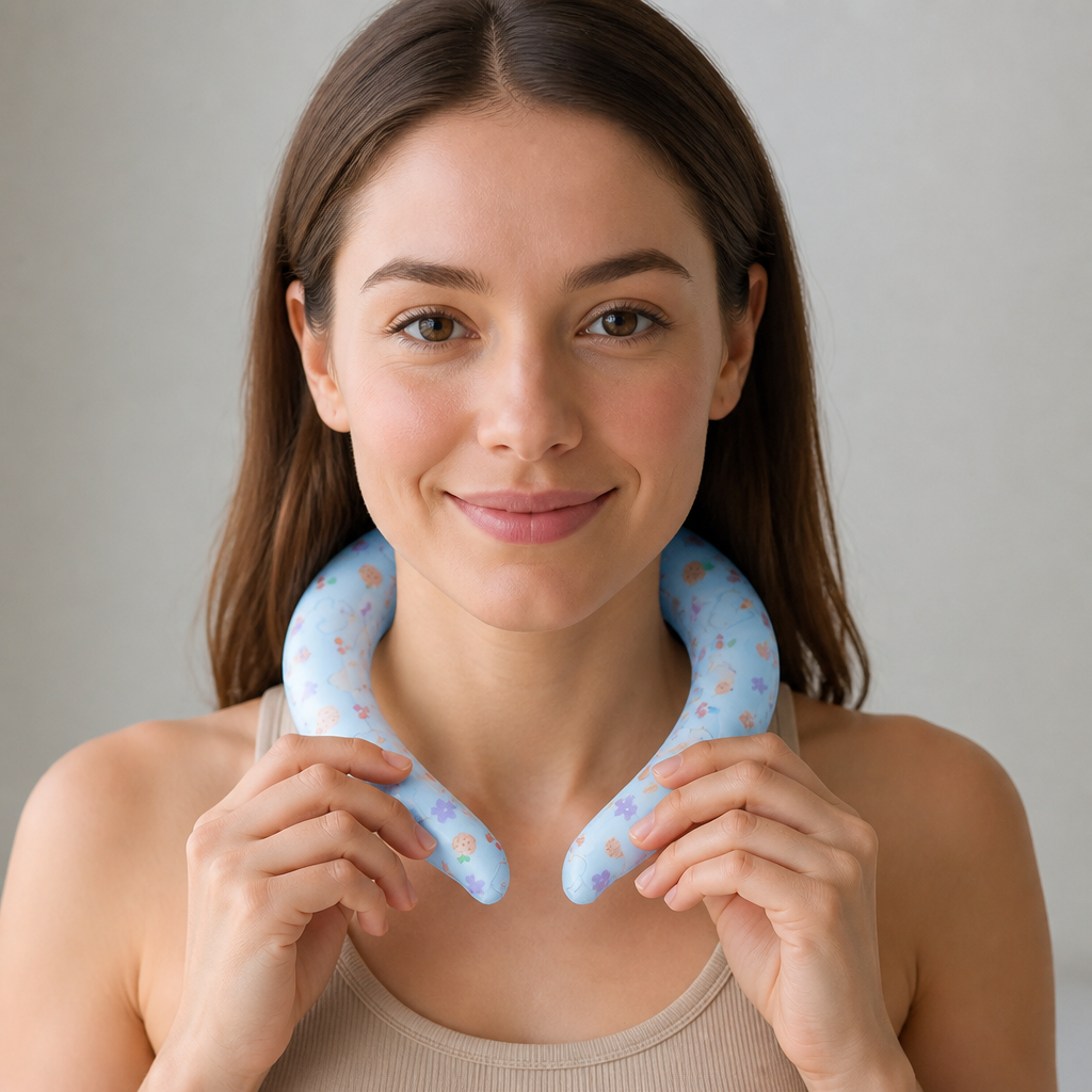 Self-Cooling Neckband – Reusable Cooling Band for Hot Days, Sports & Outdoor Use