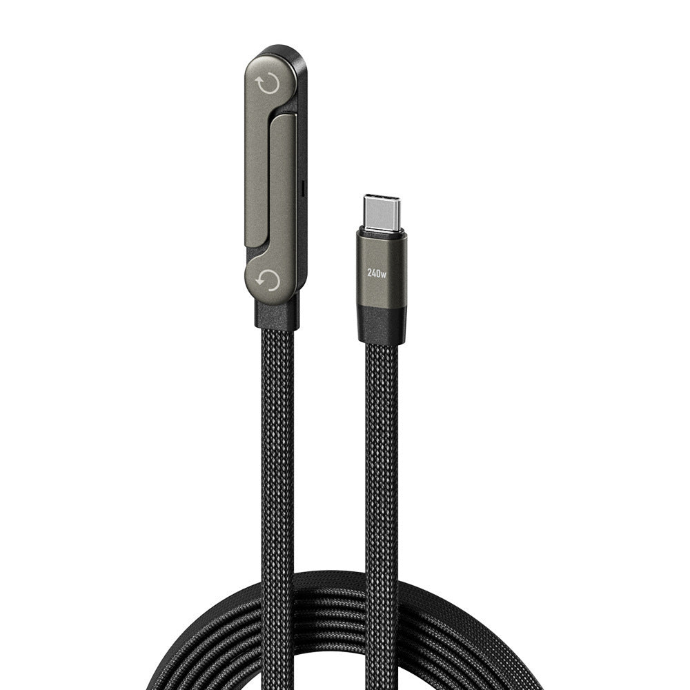 2-in-1 Foldable Fast Charging Cable & Phone Stand