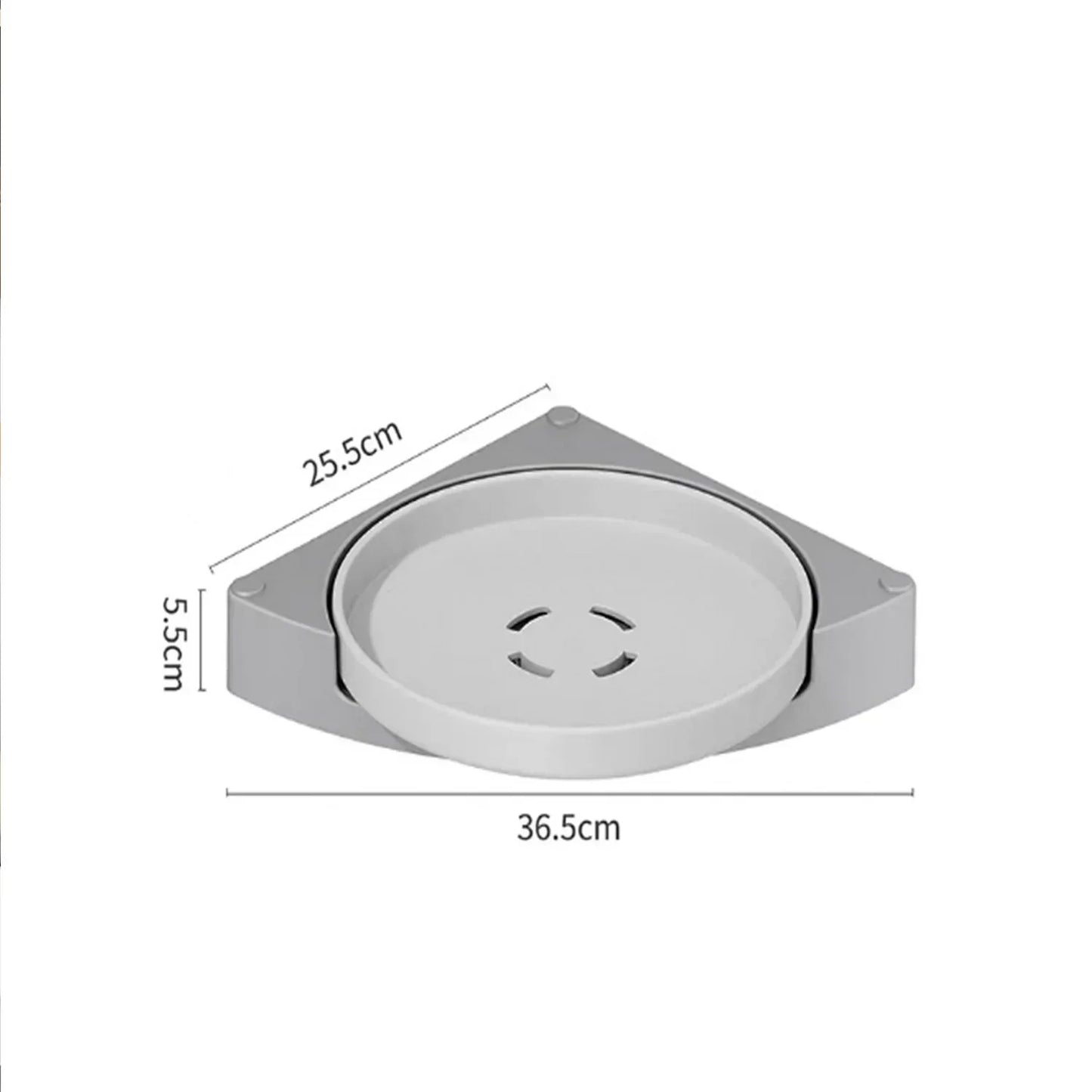 360° Rotating Shower Shelf