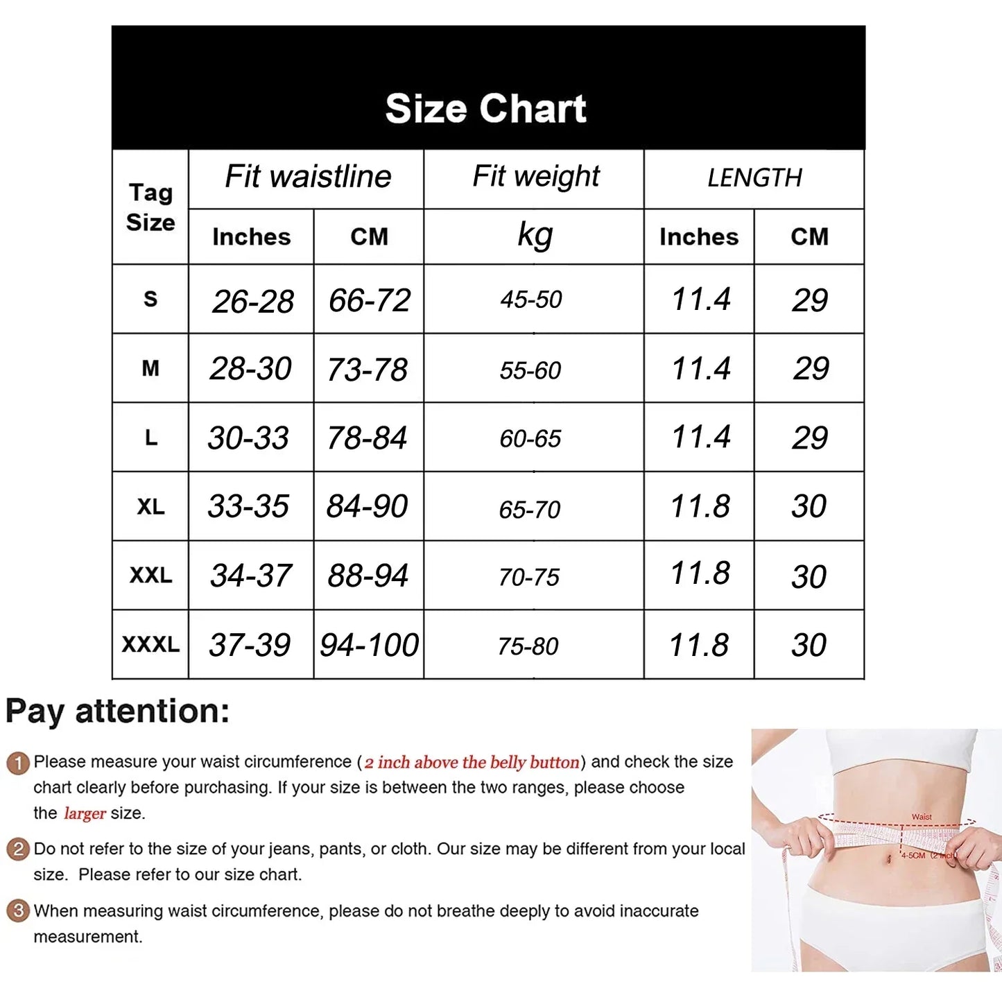 Adjustable Neoprene Waist Trainer Belt
