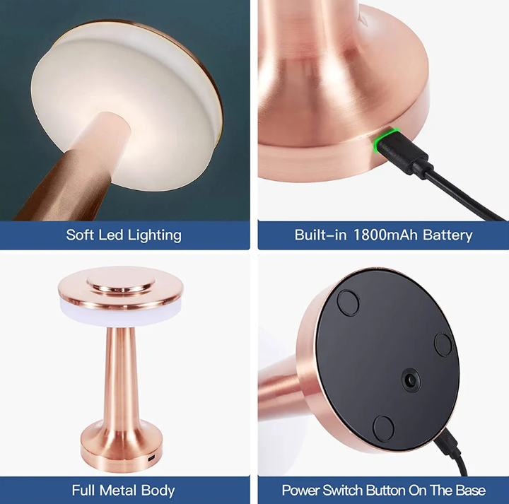 Elegant Wireless LED Table Lamp