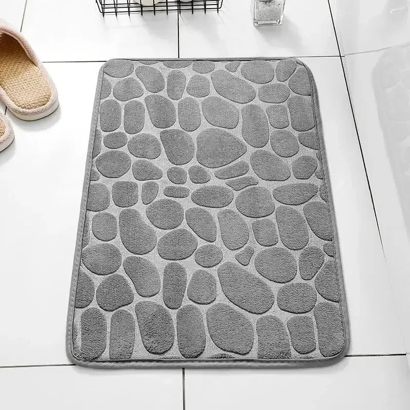 Non-Slip Memory Foam Bath Mat – Soft Absorbent for Bathroom