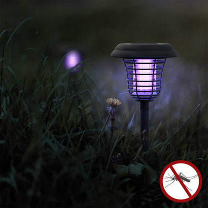 Solar Mosquito Killer Lamp with LED Light – Waterproof Insect Trap and UV Mosquito Repellent for Garden