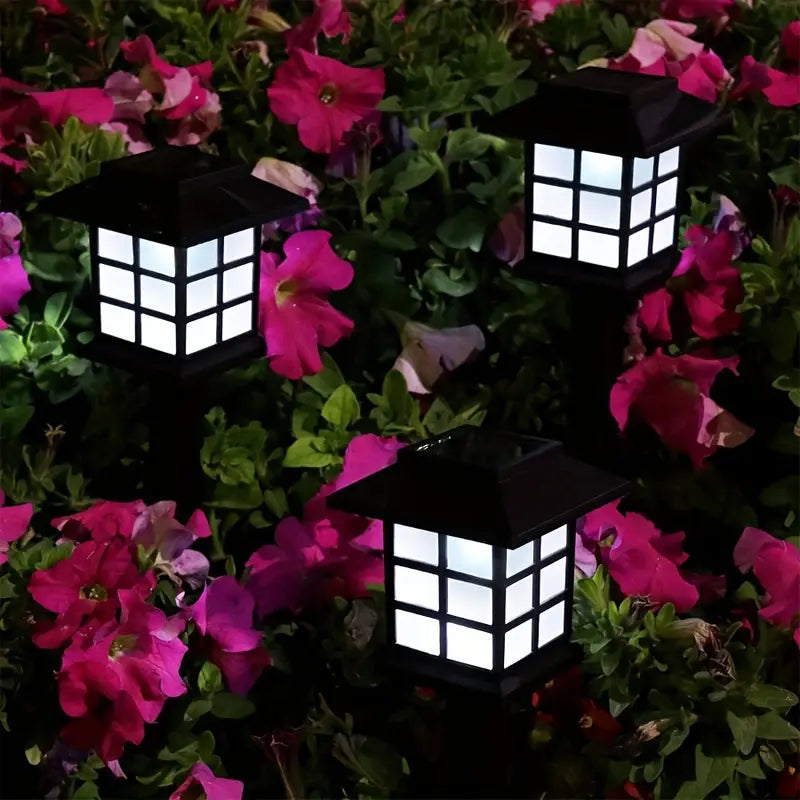 LED Solar Lantern Path Lights – Waterproof Outdoor Garden Lighting for Walkways