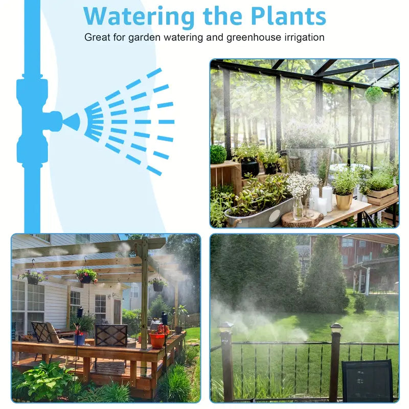 Garden Drip Irrigation Kit – Adjustable Sprayer with Complete Watering Accessories