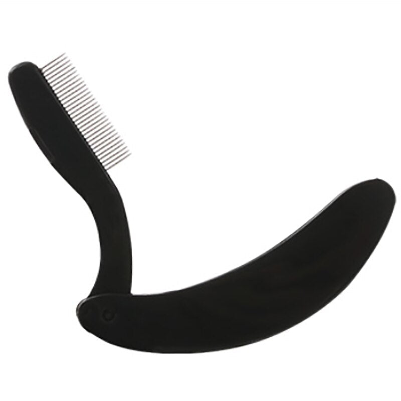 Portable Folding Eyebrow Brush – Precise Shaping and Grooming Tool