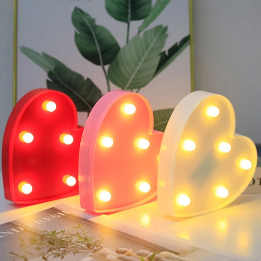 Illuminated PLED Letters, Numbers, and Symbols – Warm White Light Decorations for Parties and Home