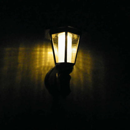 LED Solar Garden Lantern - Classic Outdoor Lamp for Patio and Garden Lighting