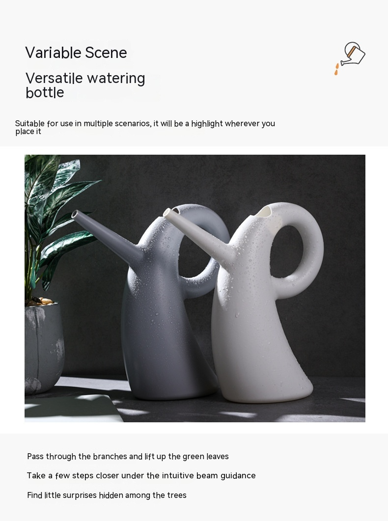 Watering Basin with Long Spout - Elegant Design for Accurate Plant Watering
