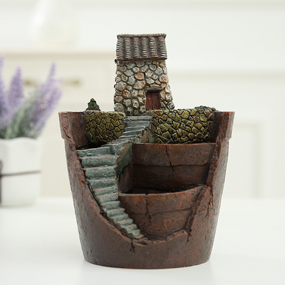 Mini Bonsai Plant Pot – Decorative Succulent Container for Micro Gardens and Landscapes