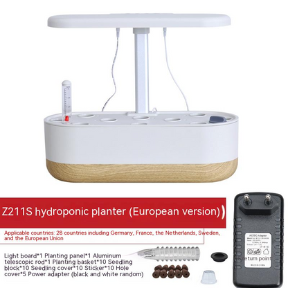 Smart Hydroponic System for Indoor Gardening - Soil-Free Plant Growth at Home