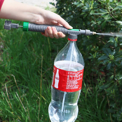 High-Pressure Bottle Garden Sprayer - Universal Nozzle for Watering and Cleaning