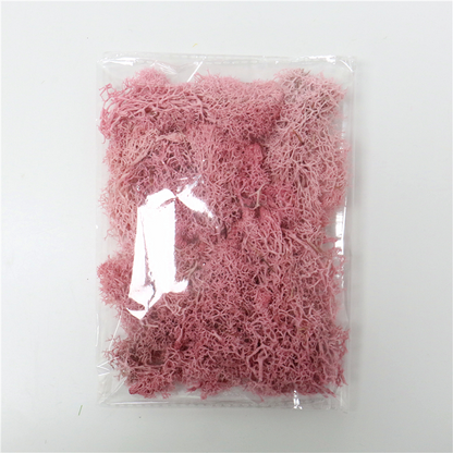 Decorative Artificial Moss with Flowers - Faux Moss for Landscaping and Floristry