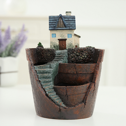Mini Bonsai Plant Pot – Decorative Succulent Container for Micro Gardens and Landscapes