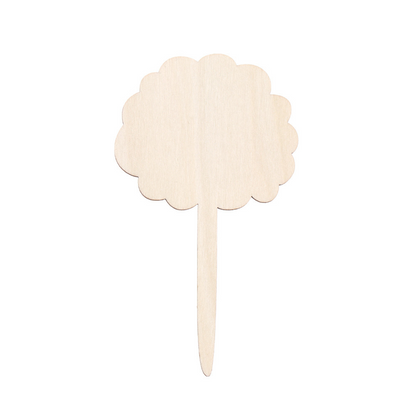 Reusable Wooden Plant Markers – Writable Labels for Garden & Balcony Herbs