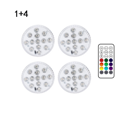 Remote-Controlled Underwater LED Light – RGB Multicolor Pool and Pond Lighting for Bathrooms