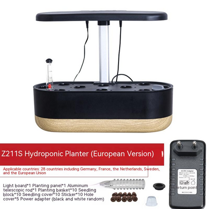 Smart Hydroponic System for Indoor Gardening - Soil-Free Plant Growth at Home