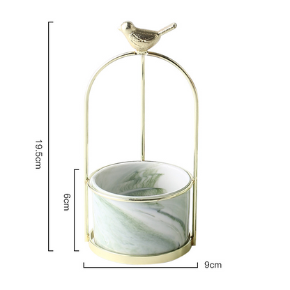 Decorative Bird-Themed Flower Pots for Elegant Home and Garden Display