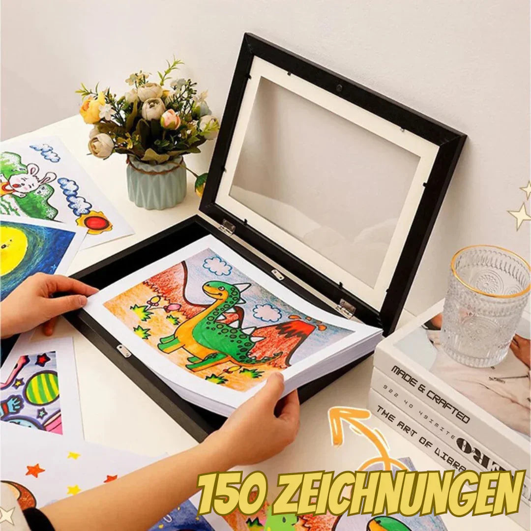 Expandable Picture Frame For 150 Drawings