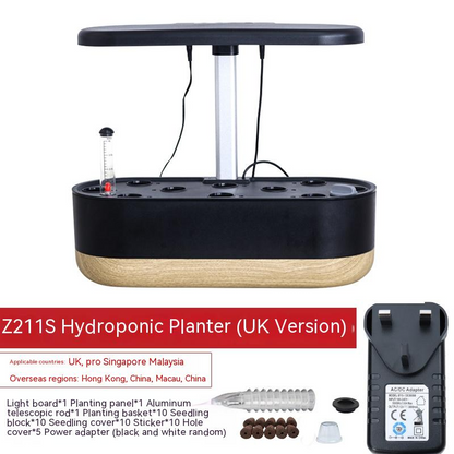 Smart Hydroponic System for Indoor Gardening - Soil-Free Plant Growth at Home