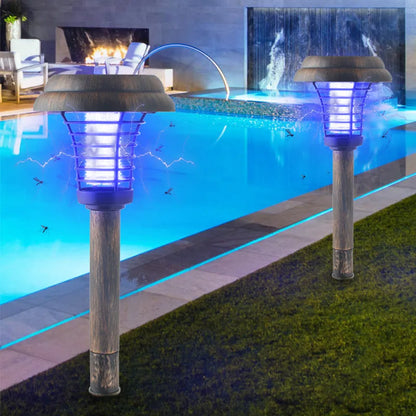 LED Solar Garden Light with Insect Repellent - Outdoor Lamp for Patio and Garden