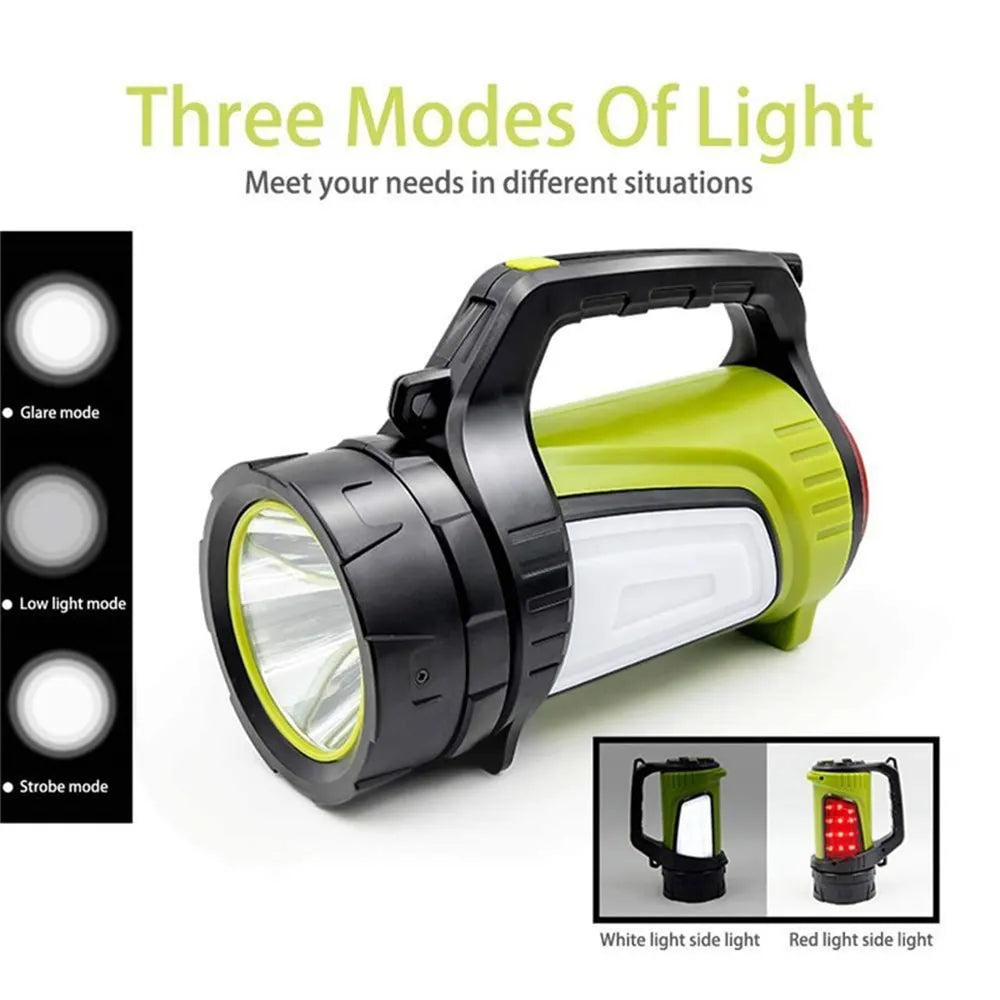 LED Dual-Sided Torch – Waterproof Work Lamp for Outdoor Activities and Emergencies