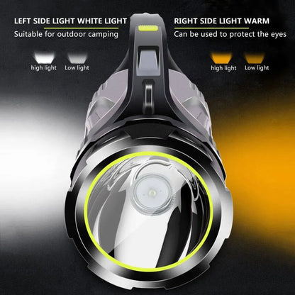 LED Dual-Sided Torch – Waterproof Work Lamp for Outdoor Activities and Emergencies