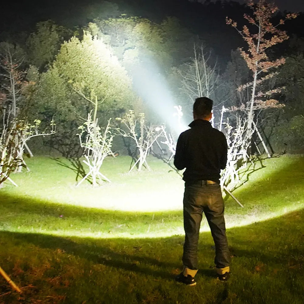 LED Dual-Sided Torch – Waterproof Work Lamp for Outdoor Activities and Emergencies