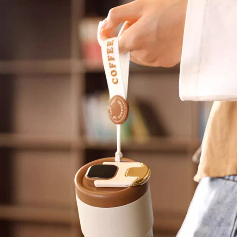 Digital Temperature Display Thermo Mug – 410ml Compact Mug for Hot and Cold Beverages