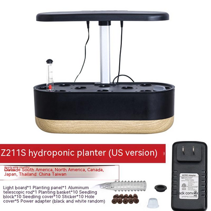Smart Hydroponic System for Indoor Gardening - Soil-Free Plant Growth at Home