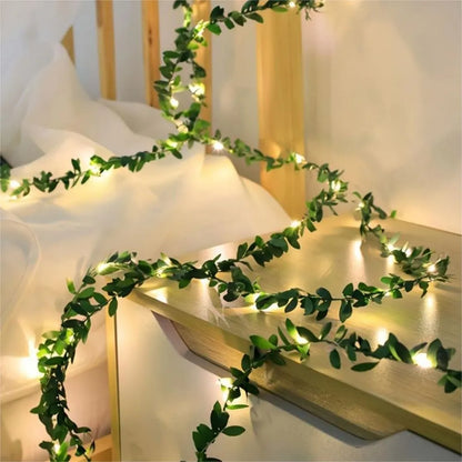 LED Vine Lights with Ivy Design – Decorative Fairy Lights for Indoor and Outdoor Decoration