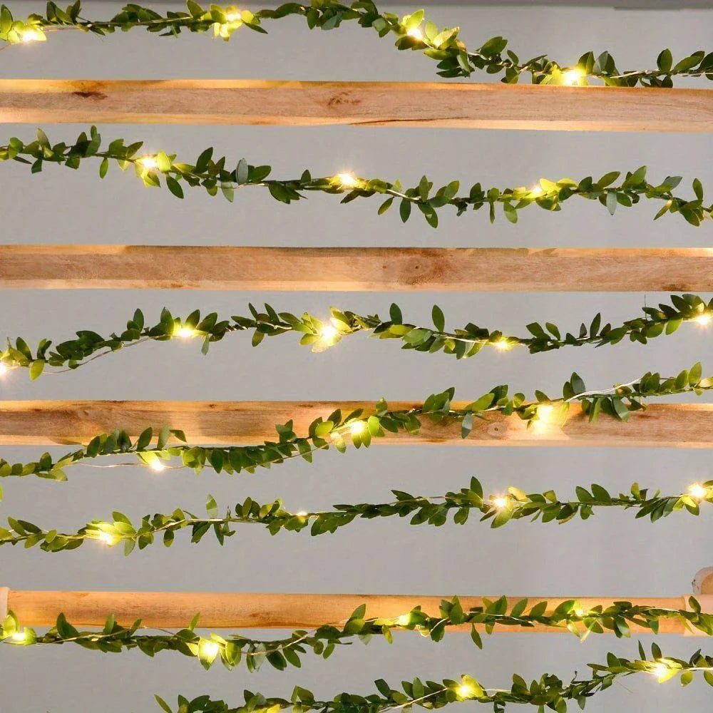 LED Vine Lights with Ivy Design – Decorative Fairy Lights for Indoor and Outdoor Decoration