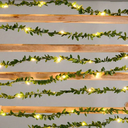 LED Vine Lights with Ivy Design – Decorative Fairy Lights for Indoor and Outdoor Decoration