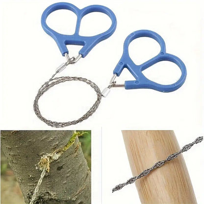 Compact Outdoor Wire Saw – Portable Tool for Gardening and Wilderness Adventures