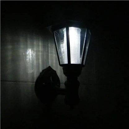 LED Solar Garden Lantern - Classic Outdoor Lamp for Patio and Garden Lighting