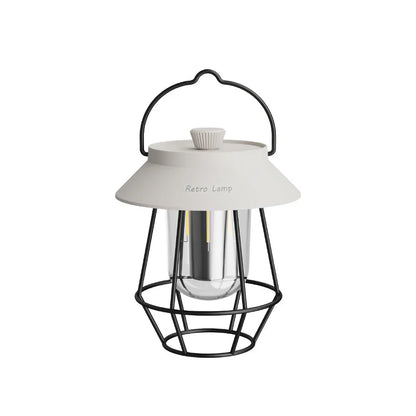Retro LED Camping Lantern – Portable Light for Indoor and Outdoor Use