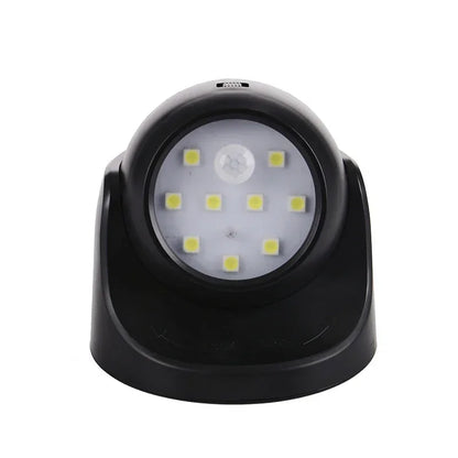 Battery-Powered Round LED Spotlight