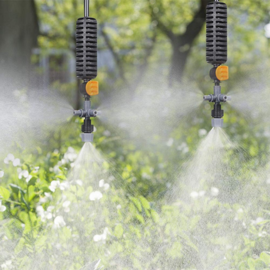 Adjustable Rotating Spray Nozzle with Multiple Heads - Versatile Watering Tool for Garden Plants