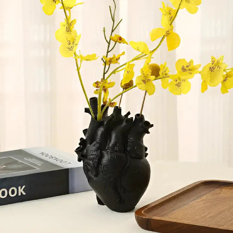 Classical Heart-Shaped Vase