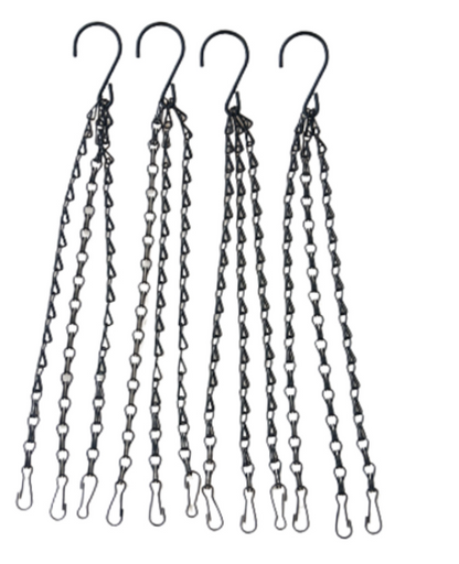 Heavy-Duty Plant Hangers with Chains – Strong Suspension for Flower Pots & Garden Plants