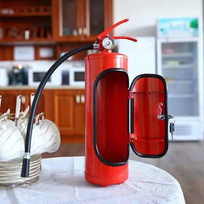 Creative Fire Extinguisher Shaped Bottle Holder – Functional and Decorative Storage