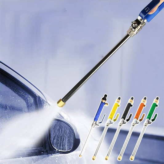 Adjustable High-Pressure Water Spray Nozzle for Car – Ergonomic Handle for Easy Control