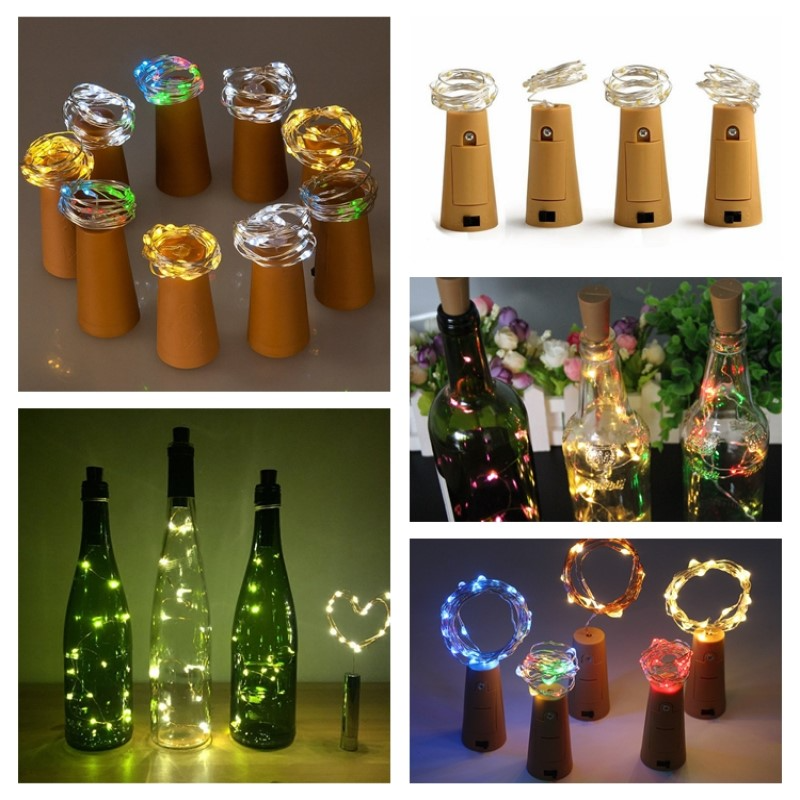 LED Bottle Lights – Decorative Wire Fairy Lights for Creative DIY Projects and Lighting