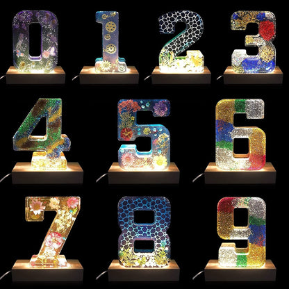 Illuminated Floral LED Letters