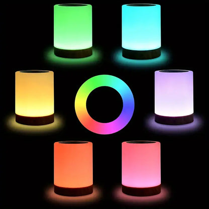 Adjustable LED Night Lamp With Modern Design And Color Changing Features