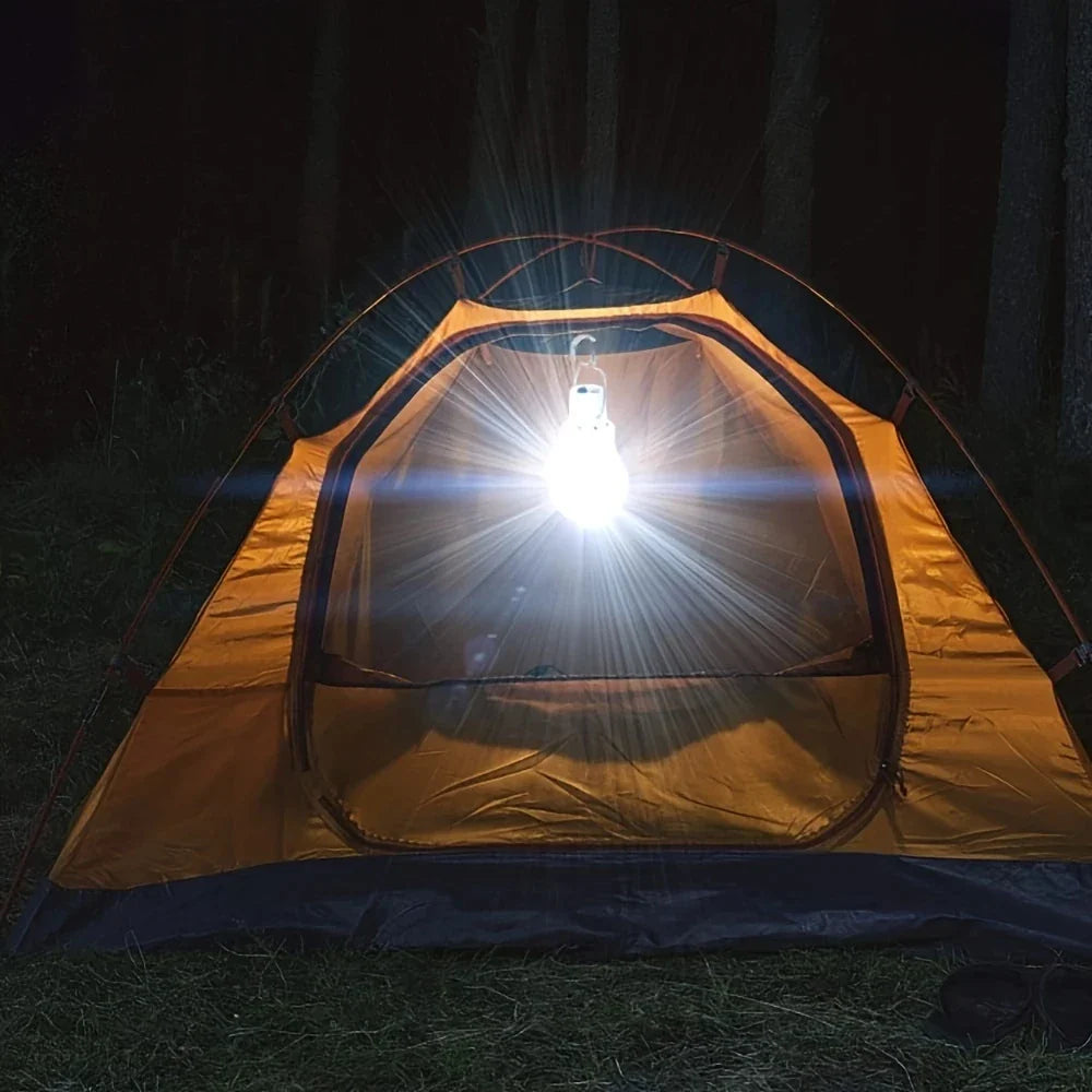 Solar LED Light with Panel – Energy-Efficient Lamp for Indoor and Outdoor Use